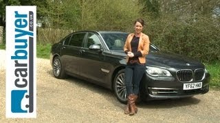 BMW 7 Series saloon 2013 review  CarBuyer [upl. by Ettenwahs343]