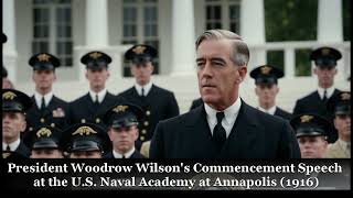 President Woodrow Wilsons Commencement Speech at the US Naval Accademy at Annapolis [upl. by Mayfield]