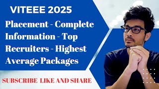 VITEEE 2025  PLACEMENT  TOP RECRUITERS  AVERAGE AND HIGHEST PLACEMENT  COMPARISON ALL INFO [upl. by Ille]