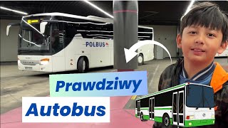 Prawdziwy autobus  edukacja dla dzieci  POLBUS [upl. by Tatianas]