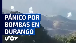 Lanzan bombas en Vascogil Durango [upl. by Rosy]