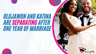 Olajuwon and Katina announce separation  Married At First Sight Season 14 REACTION [upl. by Anikram739]