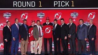 Hischier selected first overall by Devils [upl. by Anitsenre]