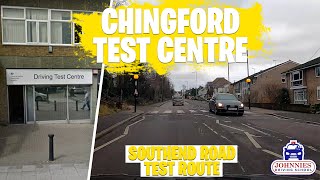 CHINGFORD TEST ROUTE  SOUTHEND ROAD  CHINGFORD DRIVING TEST CENTRE [upl. by Aelanej]