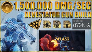 OUTRIDERS BEST DEVASTATOR 15M DMGSEC FIREPOWER BUILD [upl. by Trutko932]