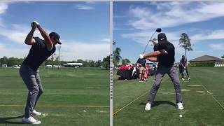 Brooks Koepka  Slow motion driver swing analysis [upl. by Nefets]