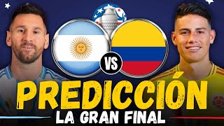 ARGENTINA vs COLOMBIA • Final de la Copa América 2024 • Previa Predicción y Pronostico [upl. by Ecyla]