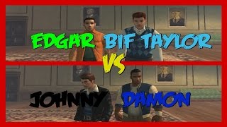 BULLY DUELO  Edgar amp Bif Taylor TOWNIESPREPS VS Johnny amp Damon GREASERSJOCKS [upl. by Lancaster]