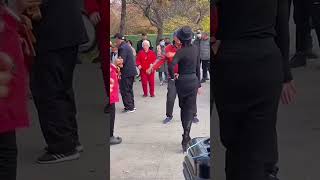 Chinese square dancingShenyangLaodong park dance [upl. by Eeloj]