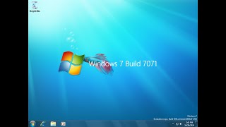 Taking a look at Windows 7 Build 7071 [upl. by Leelahk]