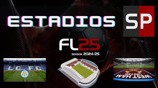 ESTADIOS FL 25 Cómo DESCARGAR e INSTALAR  Smoke Patch Football Life 25  PES 2021 actualizado [upl. by Alithea]