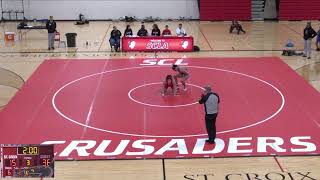 111 SCLA Wrestling Triangular vs Fridley and St Paul Harding [upl. by Aicinat]