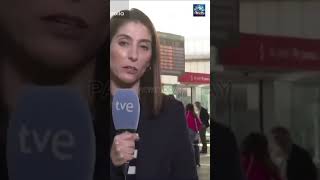 🔴 Esto ha pasado en directo en el Telediario de RTVE en la estación de Joaquín Sorolla de Valencia [upl. by Amsaj106]