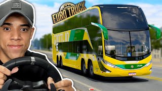 DIRIGINDO Ã”NIBUS DE DOIS ANDARES DA GONTIJO  EURO TRUCK SIMULATOR 2 [upl. by Tanitansy]