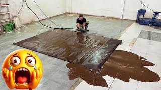 Cleaning The Most POWERFUL and EXPENSIVE Carpet Ever [upl. by Nnovahs]