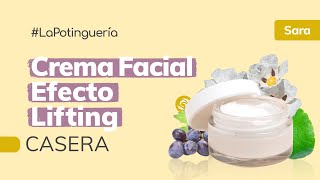 Cómo hacer Crema Facial Efecto Lifting 🍇✨  Cosmética Casera y Natural  Jabonarium LaPotinguería [upl. by Hannan]