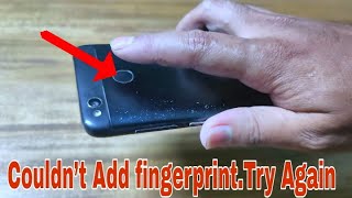 How To Fix Couldnt Add Fingerprint [upl. by Stoeber753]