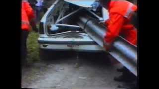 rally delle polizie crash mortale 1990 primo video video originale [upl. by Aiyn648]