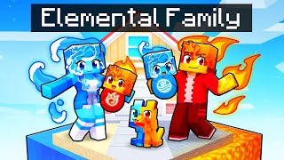 Having an ELEMENTAL FAMILY in Minecraft [upl. by Mahla]