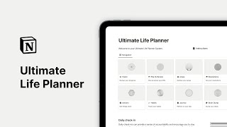 Notion Ultimate Life Planner [upl. by Iphigeniah]