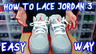 KILLER LACE SWAP on the UNDERRATED AIR JORDAN 3 FEAR Sneaker  On Feet Review [upl. by Lash]