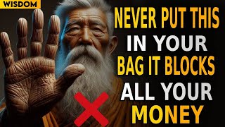 CAREFUL⚠️DONT LEAVE THIS IN YOUR BAG IT BLOCKS MONEY AND ABUNDANCE  ZEN BUDDHISM [upl. by Eiliah]