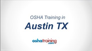 OSHA Training in Austin TX [upl. by Norris]