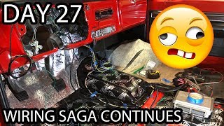 72 Chevy C10  Wiring Continues Will It Ever End  Day 27 [upl. by Heilman780]