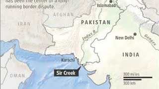 What is Thalweg doctrine Sir Creek dispute between India and Pakistan [upl. by Bonnette]