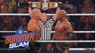 Goldberg vs Bobby Lashley  WWE SummerSlam August 21 2021 WWE Title Match [upl. by Robbyn]