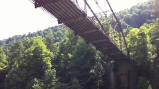 Bluehole WV Bridge Jumps [upl. by Ialokin]