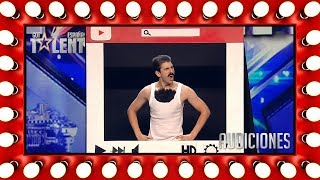 Su sátira sobre YouTube conquista al jurado  Audiciones 6  Got Talent España 2018 [upl. by Declan]