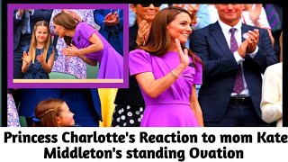 Princess Charlotte Reacts as Mom Kate Middleton Receives Standing Ovation at Wimbledon [upl. by Edwina297]