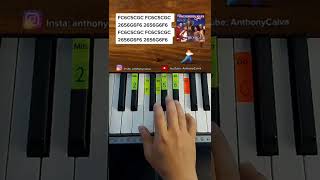 MOSKAU PIANO TUTORIAL EASY Piano Fácil Con Números [upl. by Newton]