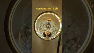 caroona wall light walllights shortsshortsfeedhomedecorviewsviralvideosubscribersgrow [upl. by Norabel]