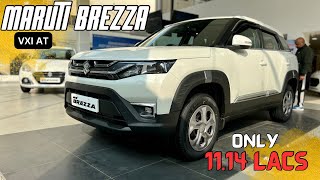 2024 Maruti Brezza VXI AT VFM Variant Review MotorVahan [upl. by Khichabia]