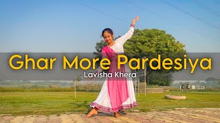 Ghar More Pardesiya  Lavisha Khera  Rajan Nihal Choreography  Dance Cover  Diwali Special [upl. by Erbas]