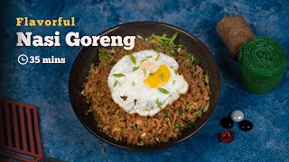 Flavorful Nasi Goreng  Prawn Nasi Goreng  Indonesian style Fried Rice  Cookd [upl. by Aillicec887]