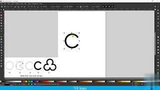 Inkscape  Vẽ logo [upl. by Alake604]