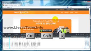 RapidGator Premium Account Login Using JavaScript Firefox [upl. by Areek825]