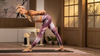 15 Min Yoga For Flexibility amp Strength  A Hatha Yoga Mind amp Body Alignment [upl. by Hermon711]