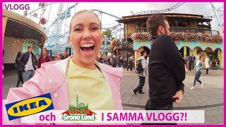 IKEA och Gröna Lund i samma vlogg OJA [upl. by Mandle877]