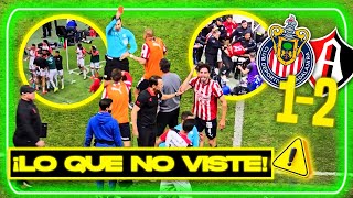 ⚠️ Se brincó la afición Pleito y Reacción de jugadores en el Chivas vs Atlas del PlayIn [upl. by Nwahshar]