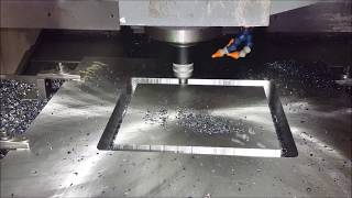 CNC Core Milling on a Okuma VMCWarning Loud [upl. by Anilrac624]