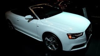 2013 Audi A5 SLine Cabriolet  Walkaround  2013 Salon de LAutomobile de Montreal [upl. by Mairb121]