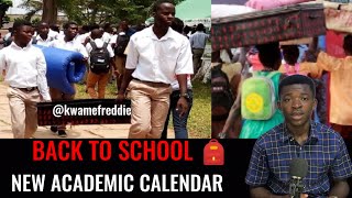 GES Released new academic calendar for SHS in Ghana [upl. by Sille]