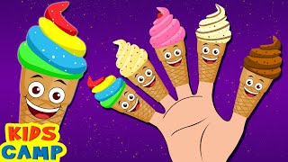 Ice Cream Finger Family Song  More Nursery Rhymes And Kids Songs by KidsCamp [upl. by Manvil]