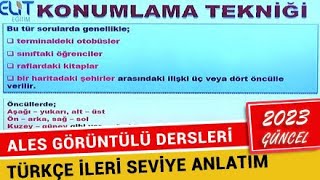 ALES Türkçe Konu Anlatımı  İleri Seviye  2023 [upl. by Geffner]