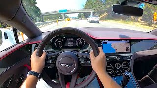 2025 Bentley Continental GT Speed First Edition PHEV  POV Test Drive Binaural Audio [upl. by Biancha]