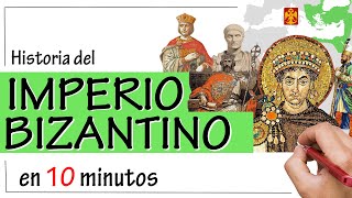 Historia del IMPERIO BIZANTINO  Resumen  Origen auge y decadencia [upl. by Saoj]